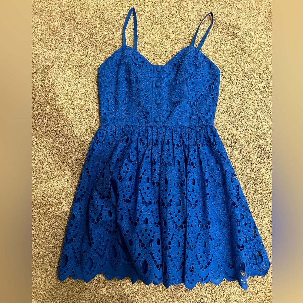 Alice & Olivia gorgeous royal blue dress
